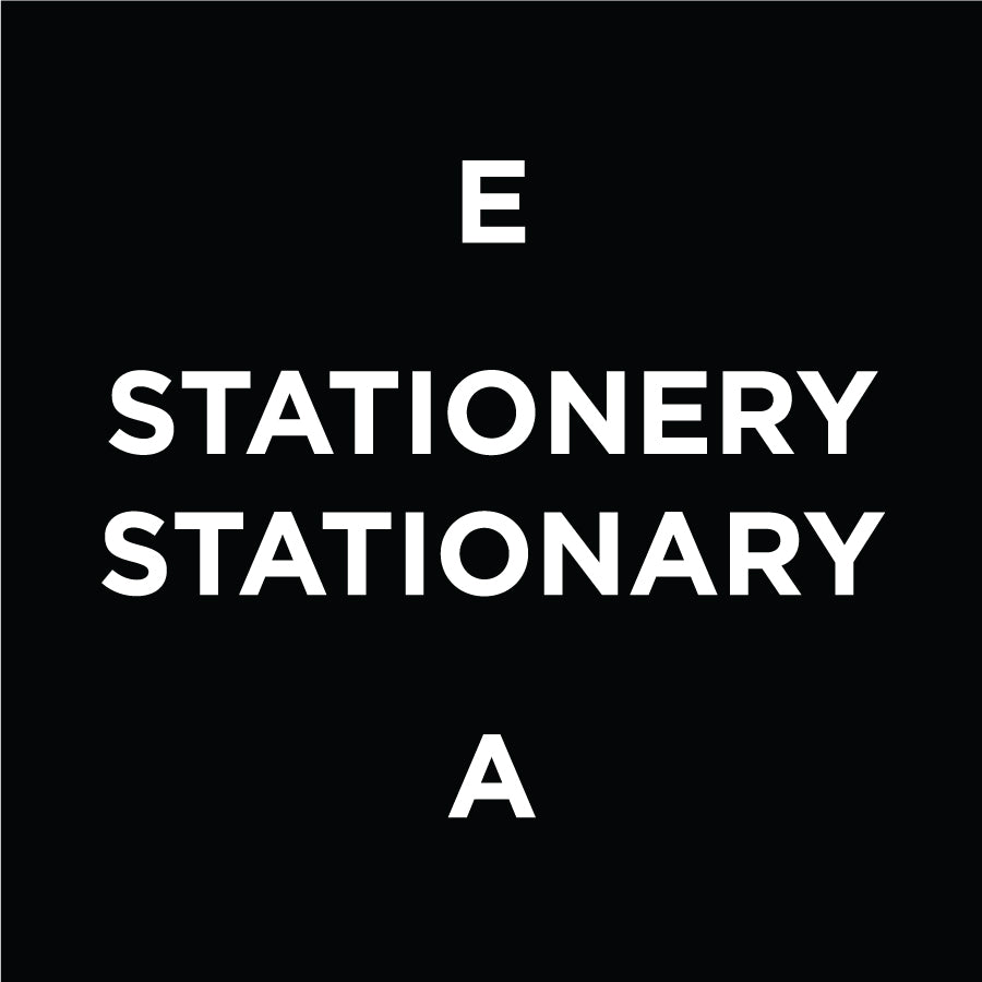 Is it Stationery or Stationary?