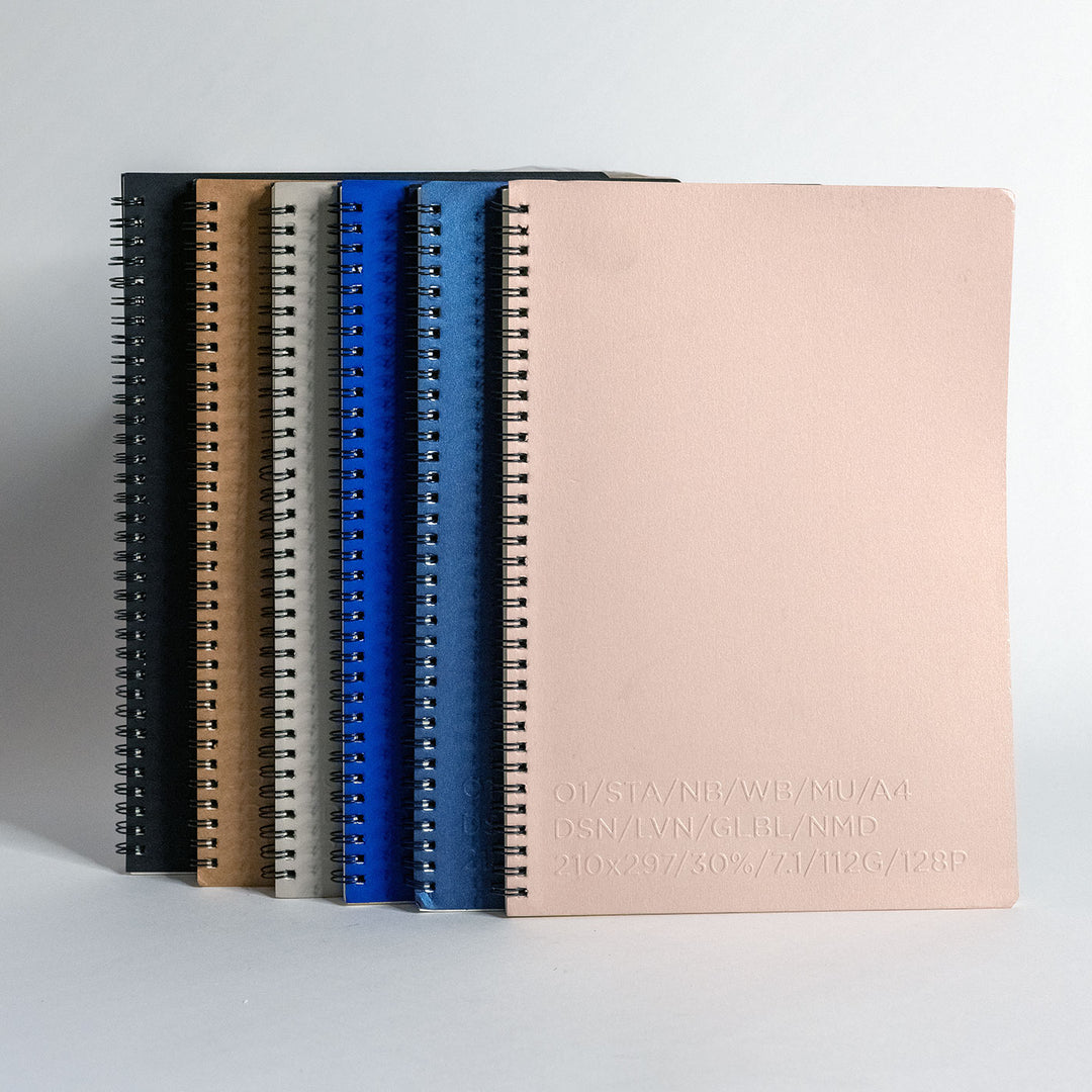 Plain Wire-Bound Notebook