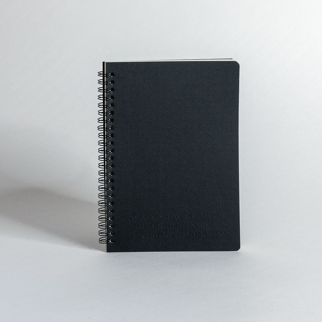 Plain Wire-Bound Notebook